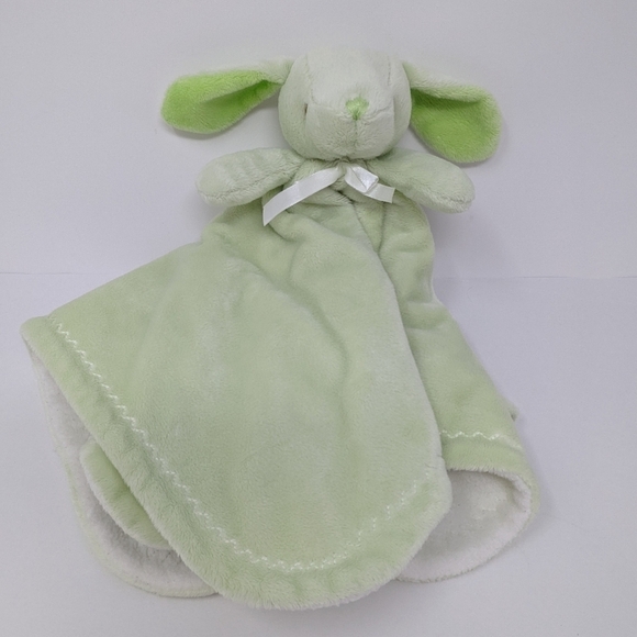 BABY Baby Lovey Green Bunny Rabbit - Picture 1 of 5